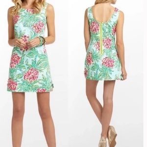 EUC Lilly Pulitzer Delia Dress in Spike The Punch Size 2